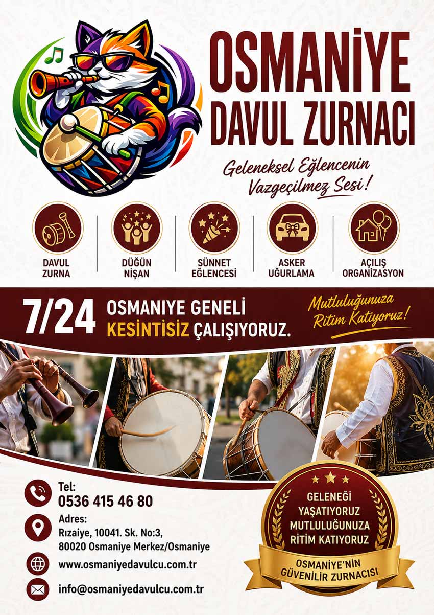 Geleneksel ritmi güçlü sahne enerjisiyle buluşturan Osmaniye davul zurna hizmeti